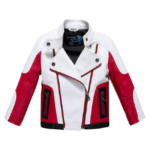 Boys Leather Motorcycle Pilot Jacket – Kids Biker Style Jacket