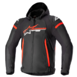 Alpinestars Waterproof Motorcycle Motorbike Softshel Black Red White Jacket