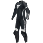 Dainese Grobnik Lady cowhide Leather 1 Piece - Black/White Suit