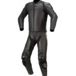 Alpinestars GP Plus V3 Cowhide leather 2 Piece Motorcycle Suit Black CE level AA