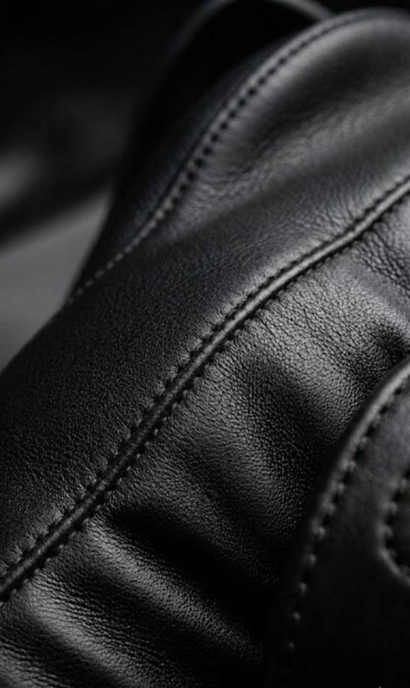 Premium leather close-up