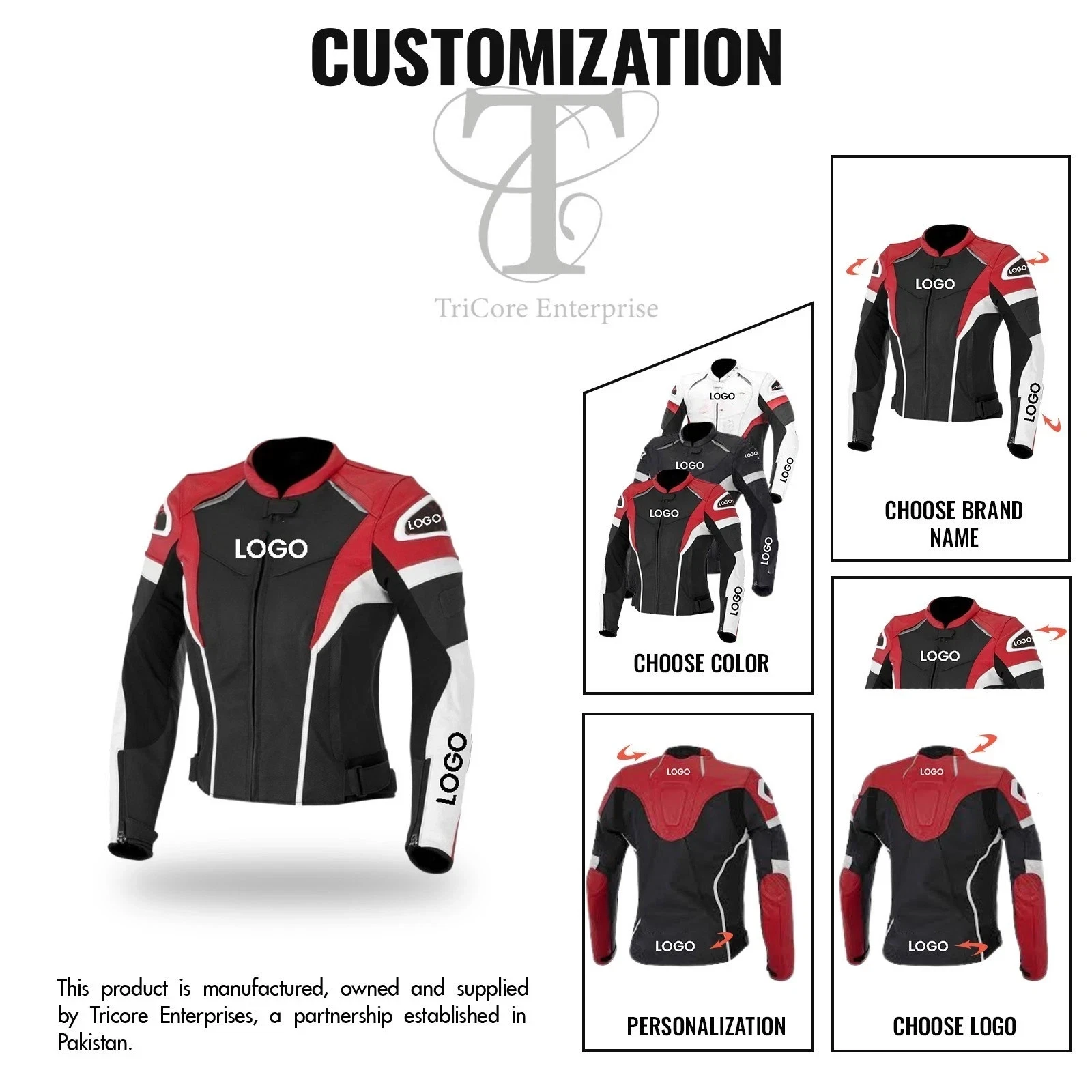 Women's Motorcycle Leather Jacket Real Cowhide CE Level 2 Protection Custom Made