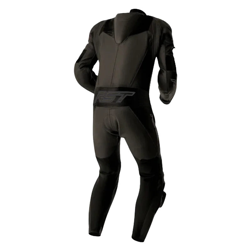 Black RST Tractech EVO D3O leather suit back view