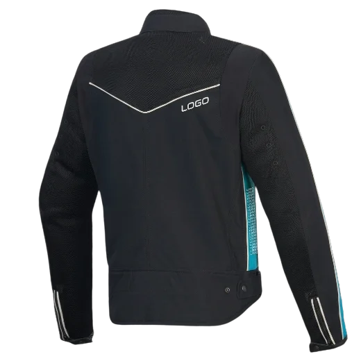 Women Stella T-Dyno Air textile motorcycle jacket back view