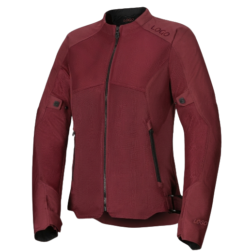 Women Stella C-1 Air textile motorcycle jacket front view
